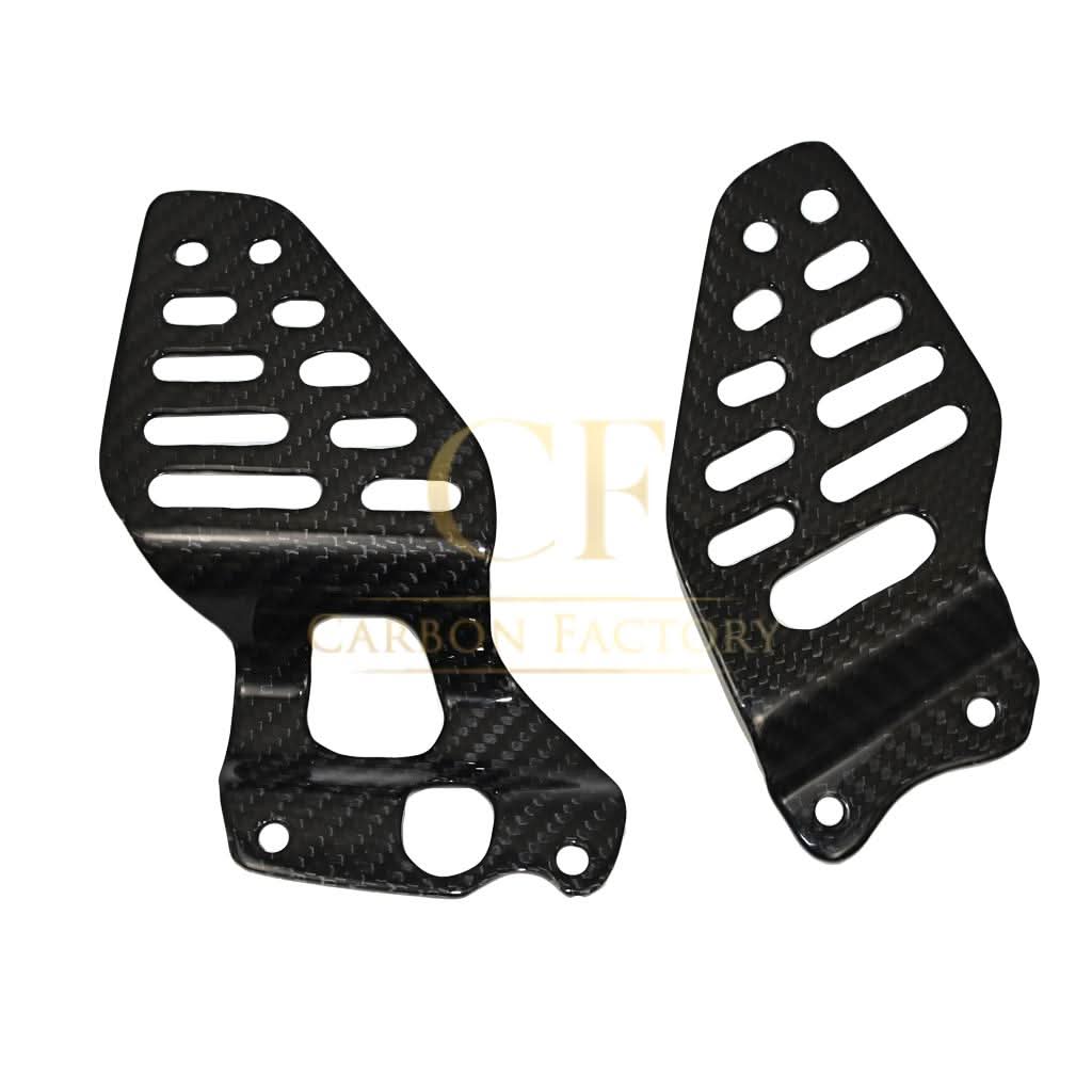 Pre-preg Carbon Fibre Heel Plates for Yamaha R6 2008-2015 - Carbon Factory