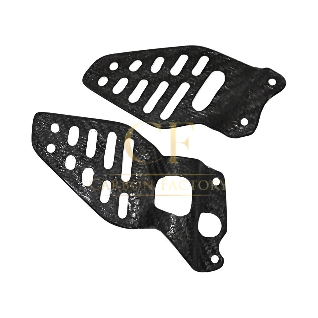 Pre-preg Carbon Fibre Heel Plates for Yamaha R6 2008-2015 - Carbon Factory
