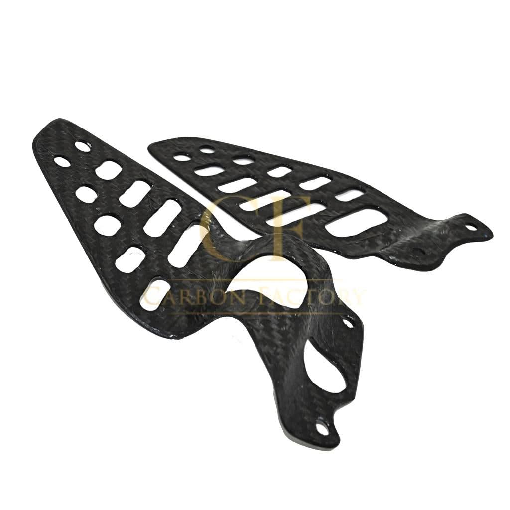 Pre-preg Carbon Fibre Heel Plates for Yamaha R6 2008-2015 - Carbon Factory