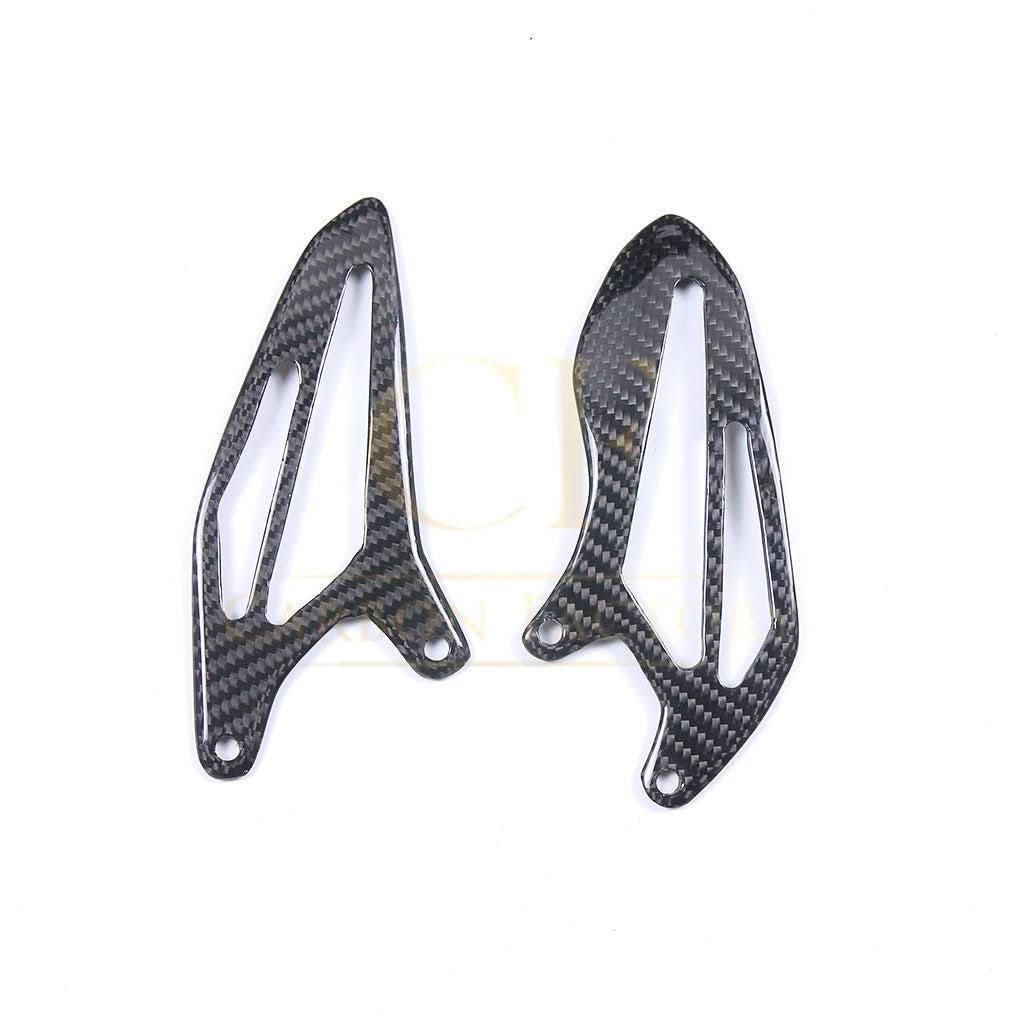 Pre-preg Carbon Fibre Rear Heel Plates for Yamaha R7 2022-Present - Carbon Factory