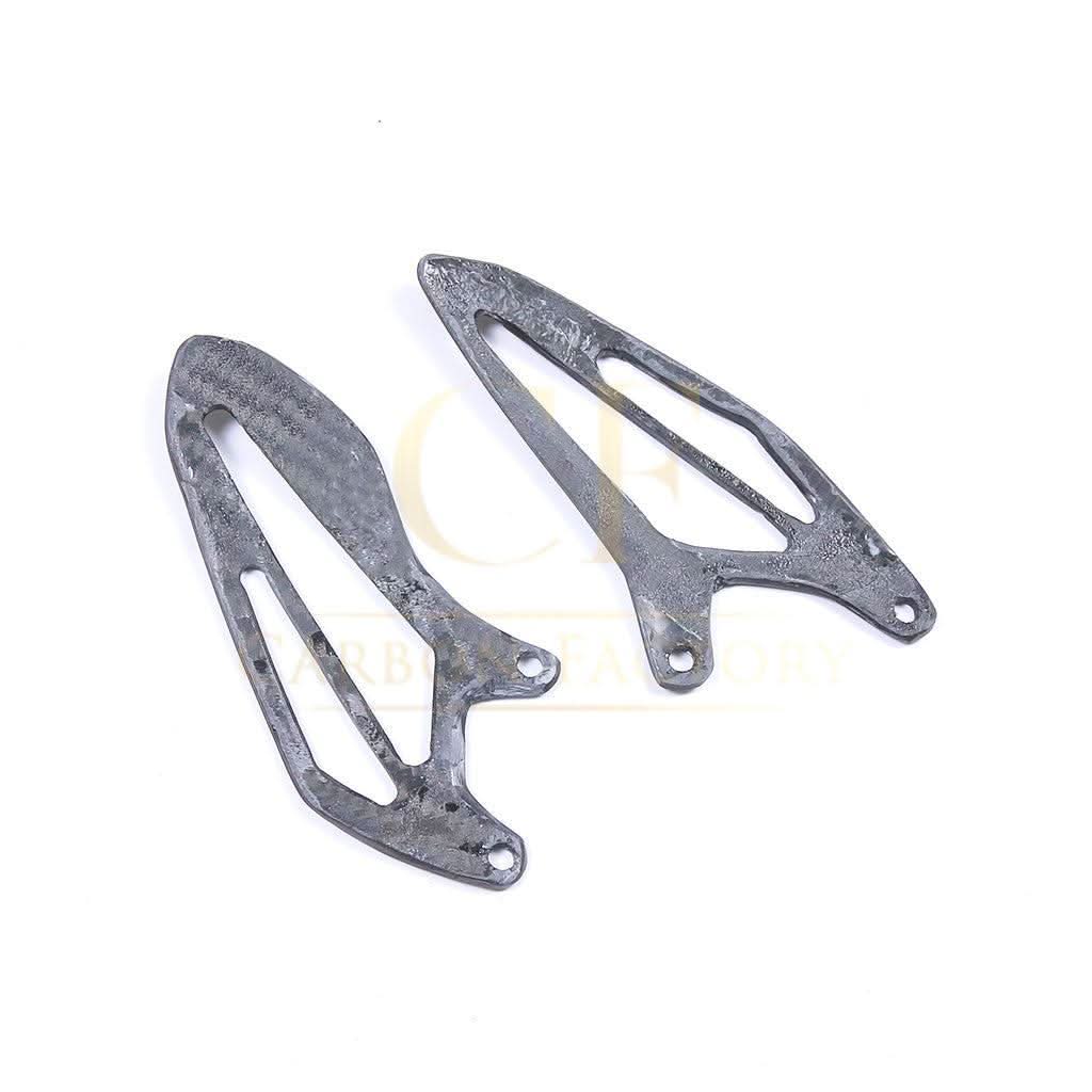 Pre-preg Carbon Fibre Rear Heel Plates for Yamaha R7 2022-Present - Carbon Factory