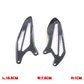 Pre-preg Carbon Fibre Rear Heel Plates for Yamaha R7 2022-Present - Carbon Factory