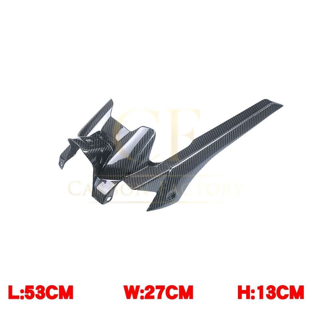 Pre-preg Carbon Fibre Rear Hugger for Yamaha R7 2022-Present - Carbon Factory