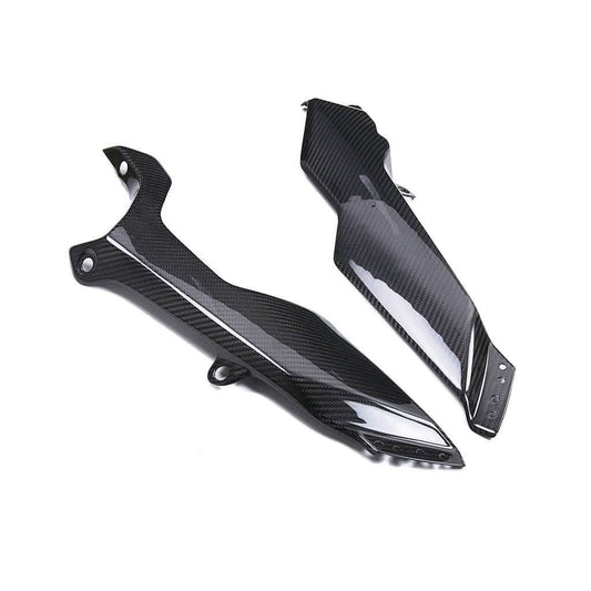 Pre-preg Carbon Fibre Seat Lower Side Panels for Yamaha R7 2022-Present - Carbon Factory