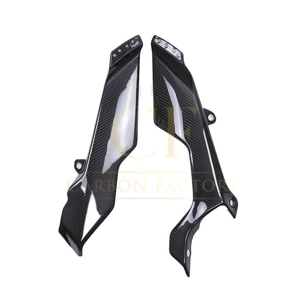 Pre-preg Carbon Fibre Seat Lower Side Panels for Yamaha R7 2022-Present - Carbon Factory
