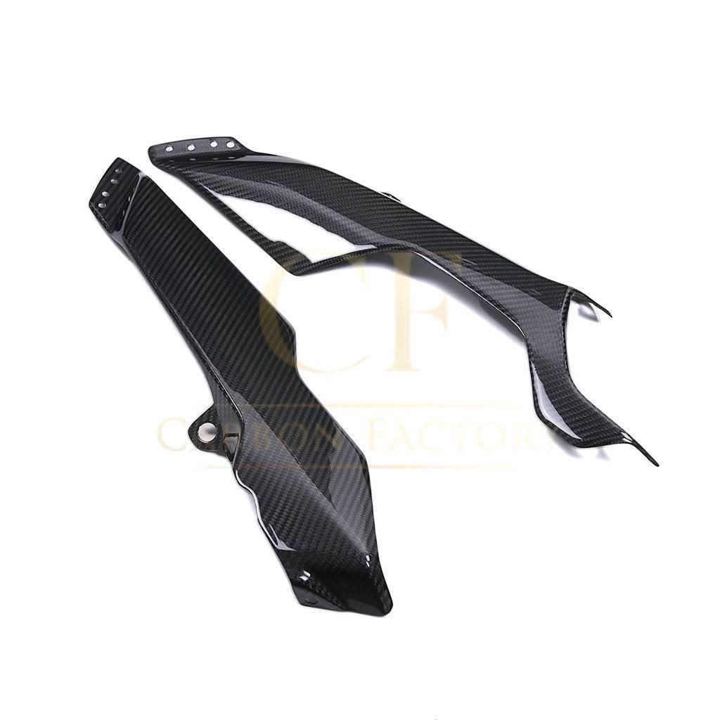 Pre-preg Carbon Fibre Seat Lower Side Panels for Yamaha R7 2022-Present - Carbon Factory