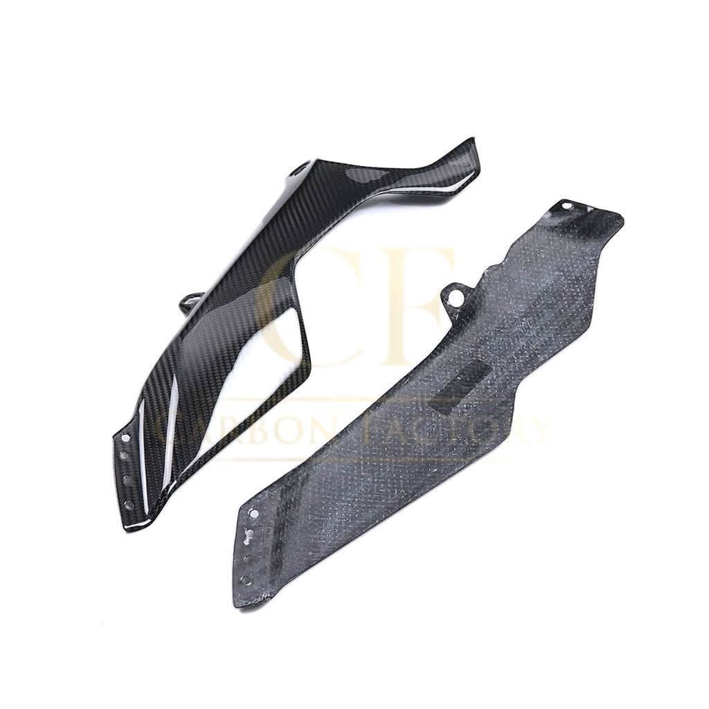 Pre-preg Carbon Fibre Seat Lower Side Panels for Yamaha R7 2022-Present - Carbon Factory