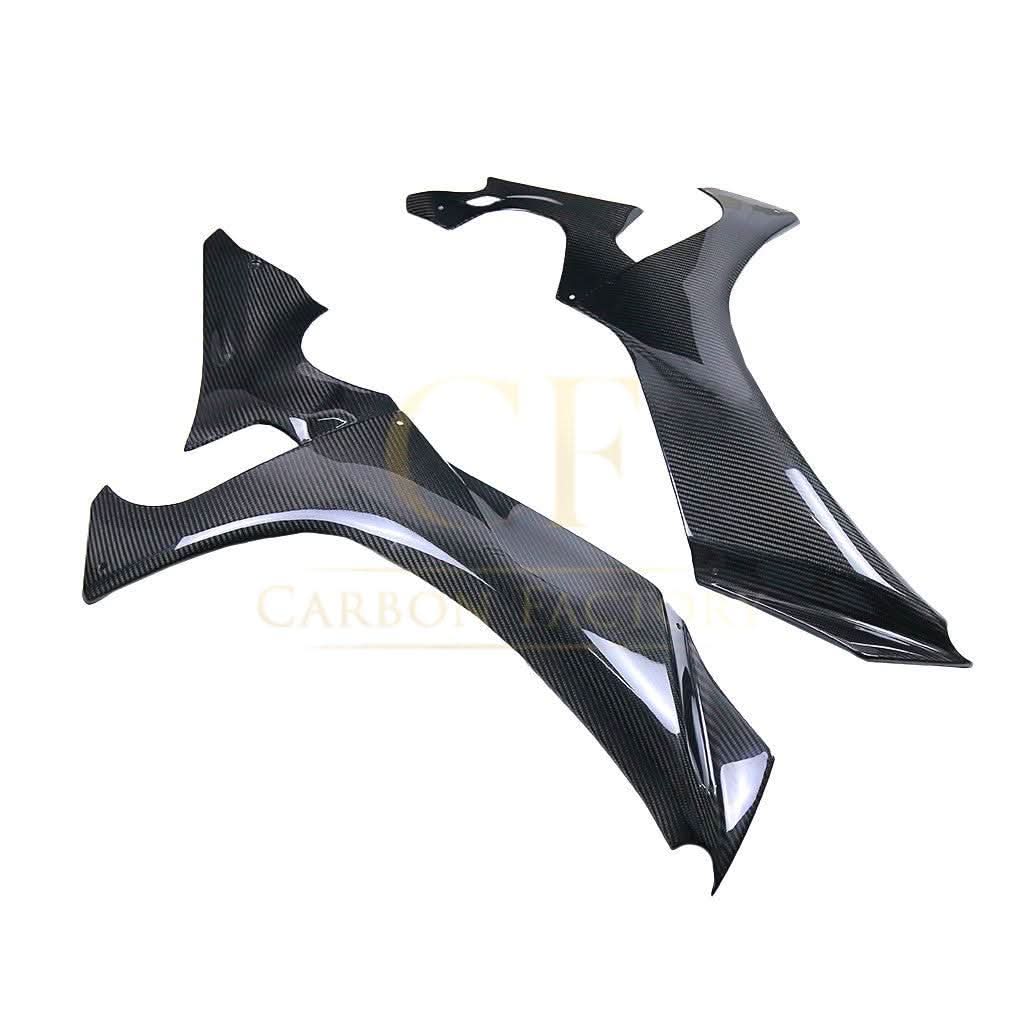 Pre-preg Carbon Fibre Side Fairings for Yamaha R1 2020-2024 - Carbon Factory