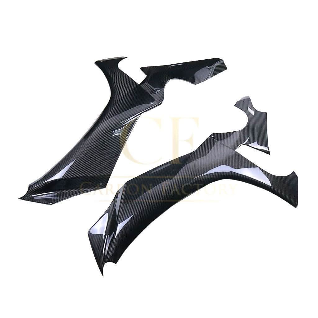 Pre-preg Carbon Fibre Side Fairings for Yamaha R1 2020-2024 - Carbon Factory