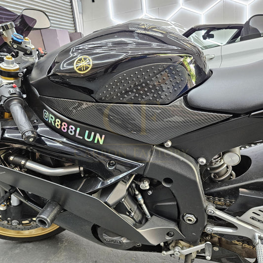 Pre-preg Carbon Fibre Side Panels for Yamaha R6 2008-2015 - Carbon Factory