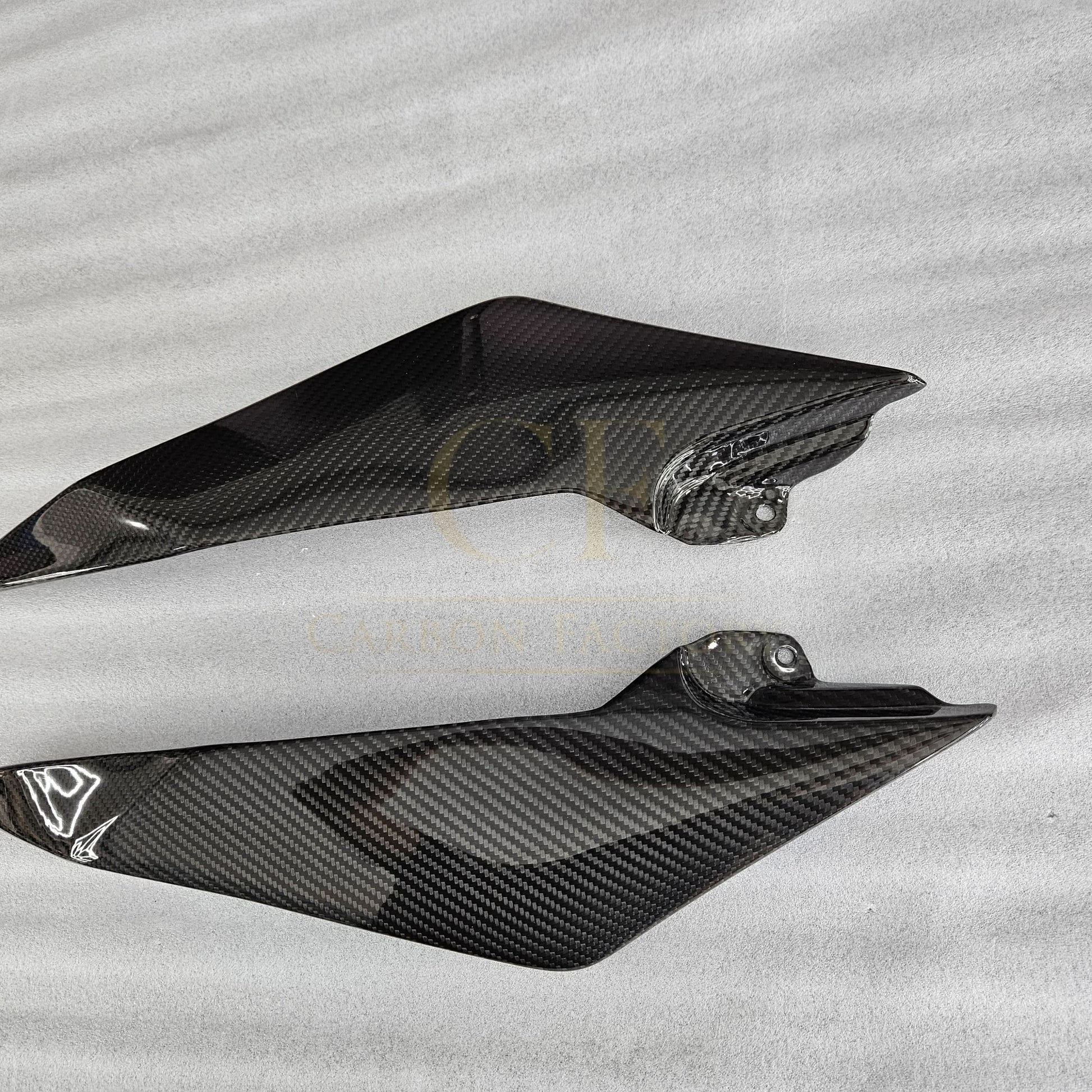 Pre-preg Carbon Fibre Side Panels for Yamaha R6 2008-2015 - Carbon Factory