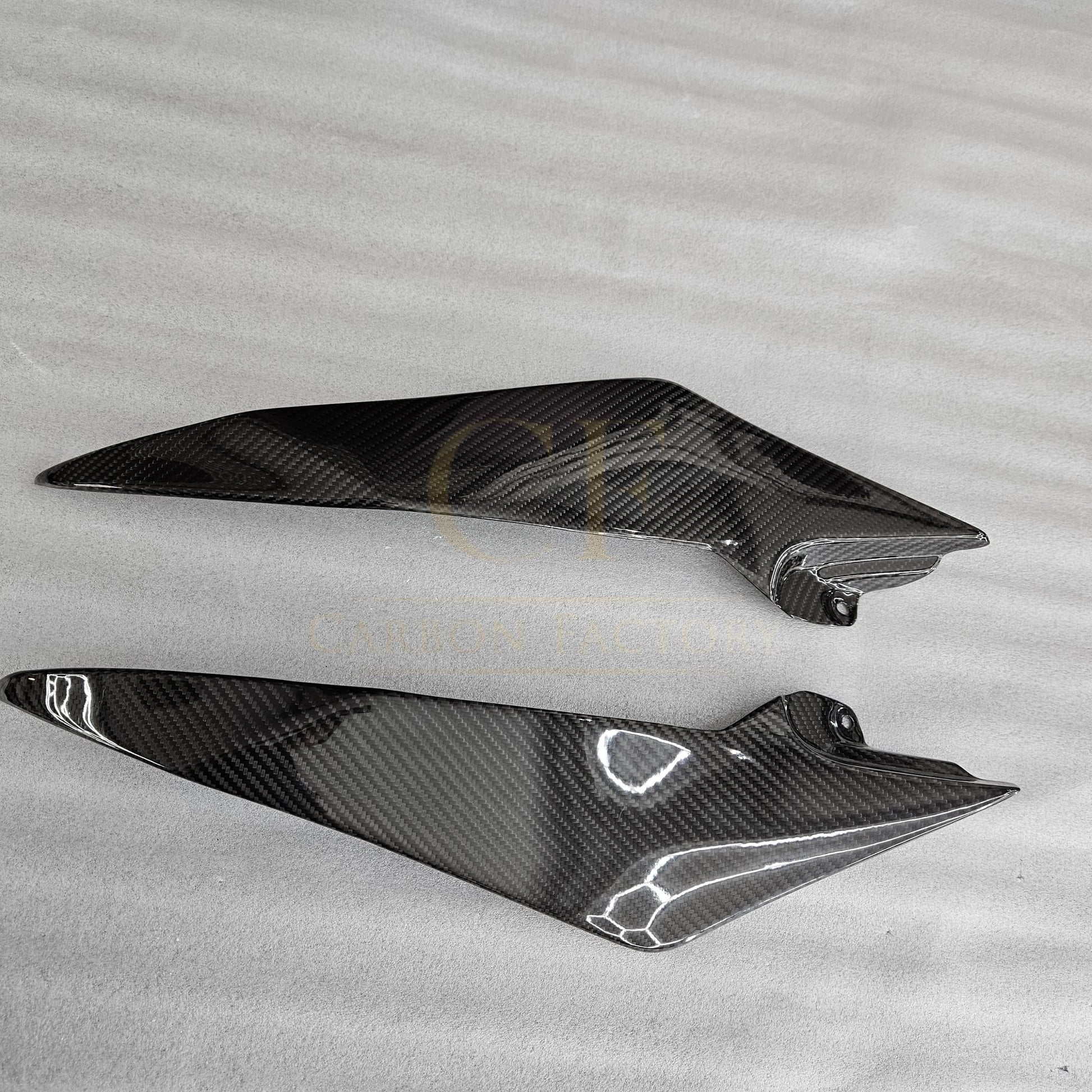 Pre-preg Carbon Fibre Side Panels for Yamaha R6 2008-2015 - Carbon Factory