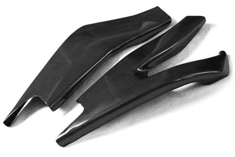 Pre-preg Carbon Fibre Swingarm Cover Protectors for Yamaha R6 2008-2015 - Carbon Factory