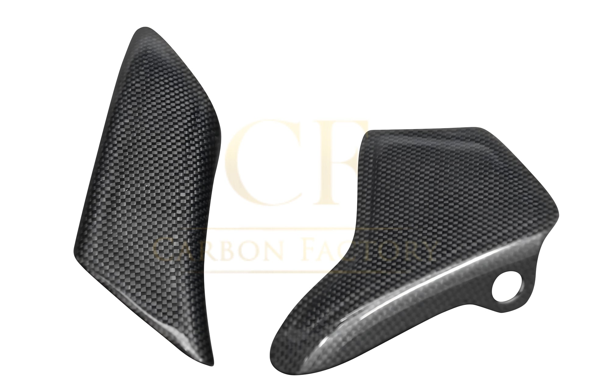 Pre-preg Carbon Fibre Swingarm Guard Covers for Yamaha R6 2008-2015 - Carbon Factory