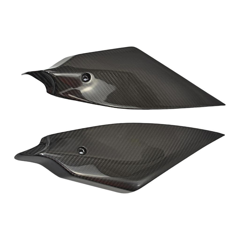 Pre-preg Carbon Fibre Tank Side Covers for Yamaha R6 2017-2022 - Carbon Factory