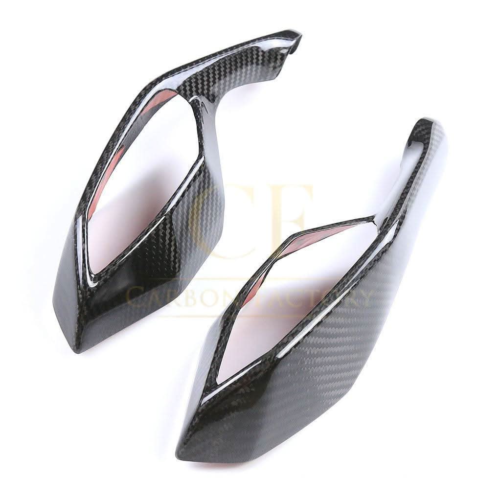 Pre-preg Carbon Fibre Tank Side Fairings for Yamaha R1 2020-2024 - Carbon Factory