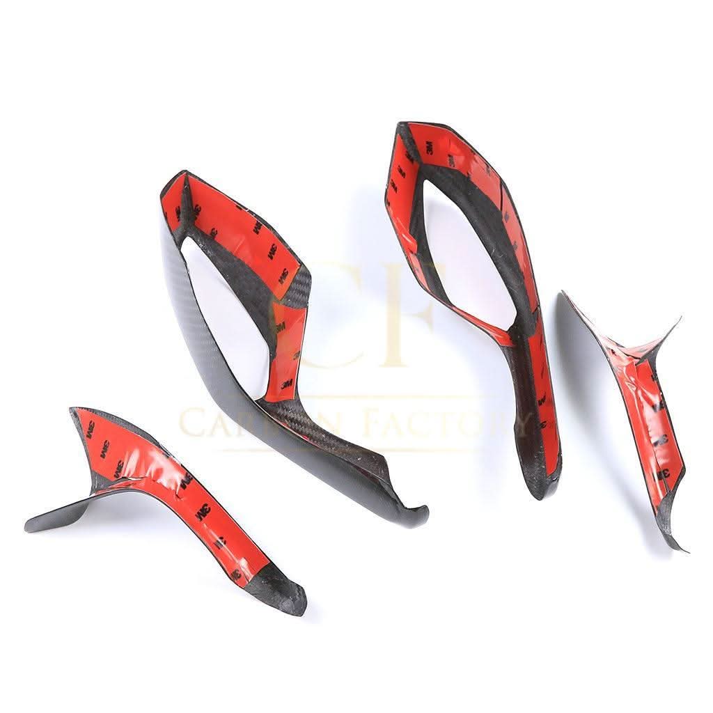 Pre-preg Carbon Fibre Tank Side Fairings for Yamaha R1 2020-2024 - Carbon Factory