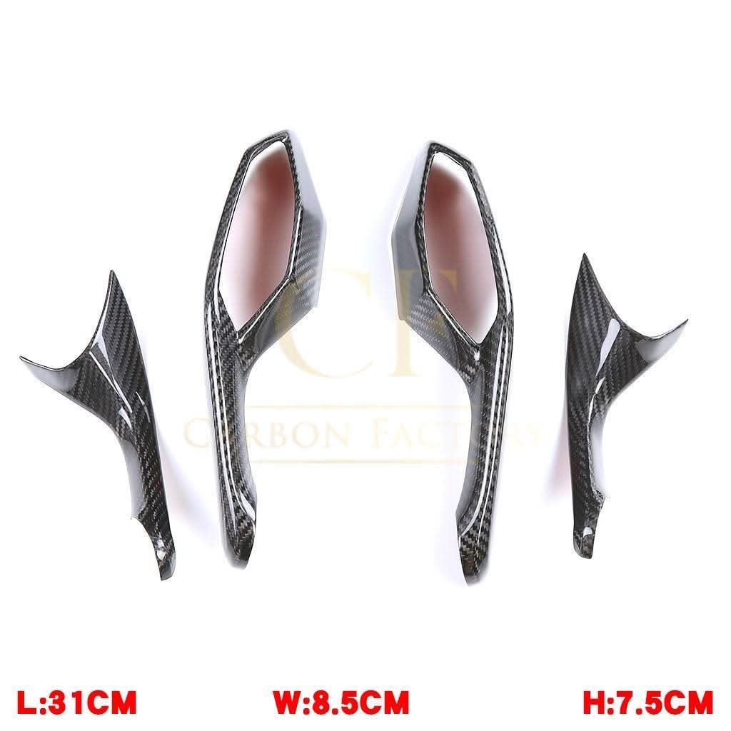 Pre-preg Carbon Fibre Tank Side Fairings for Yamaha R1 2020-2024 - Carbon Factory