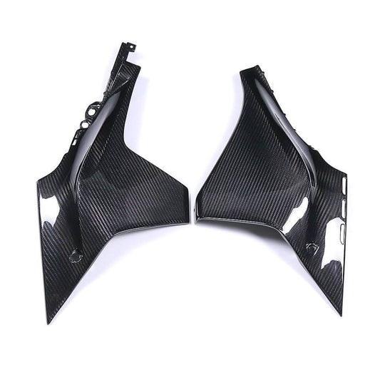 Pre-preg Carbon Fibre Upper Side Fairings for Yamaha R1 2020-2024 - Carbon Factory
