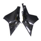 Pre-preg Carbon Fibre Upper Side Fairings for Yamaha R1 2020-2024 - Carbon Factory