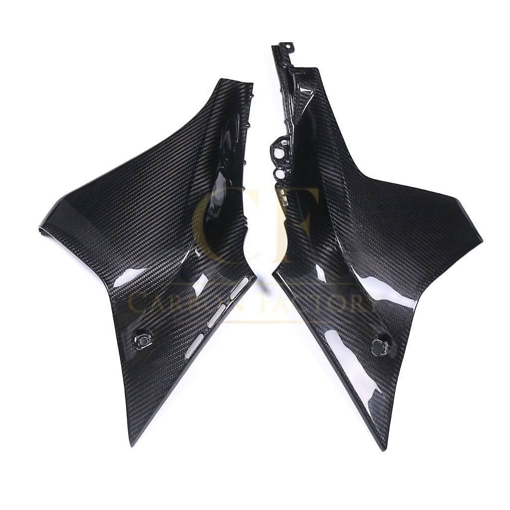 Pre-preg Carbon Fibre Upper Side Fairings for Yamaha R1 2020-2024 - Carbon Factory