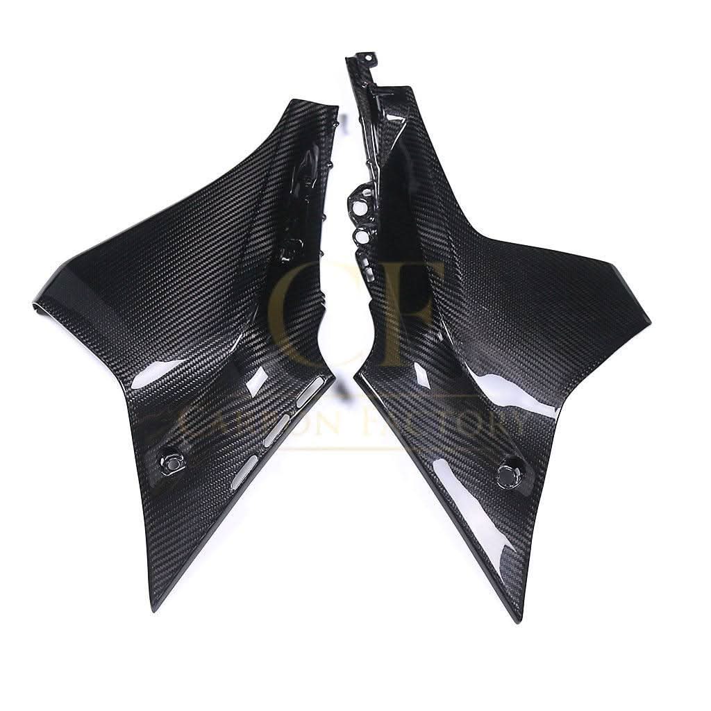 Pre-preg Carbon Fibre Upper Side Fairings for Yamaha R1 2020-2024 - Carbon Factory