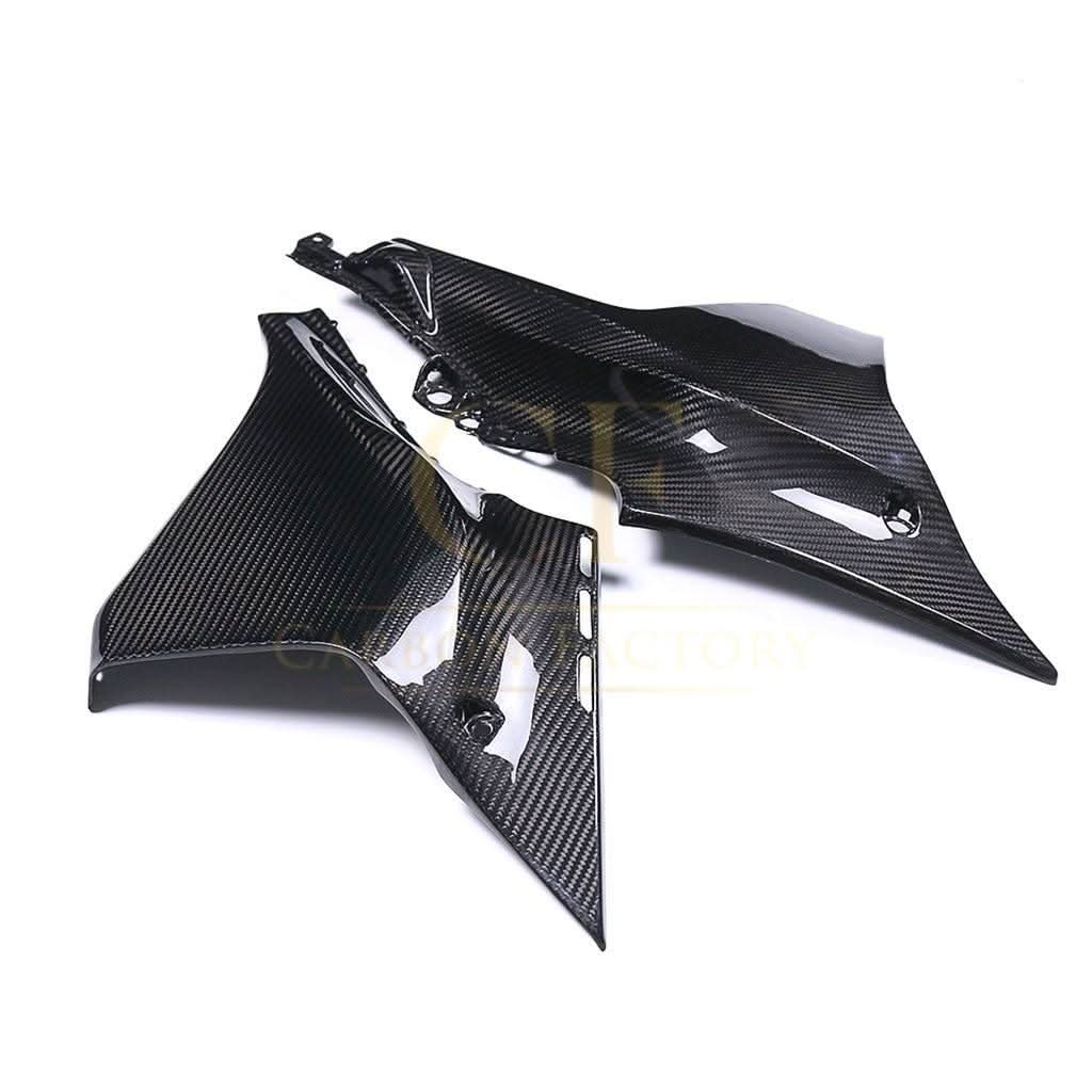 Pre-preg Carbon Fibre Upper Side Fairings for Yamaha R1 2020-2024 - Carbon Factory
