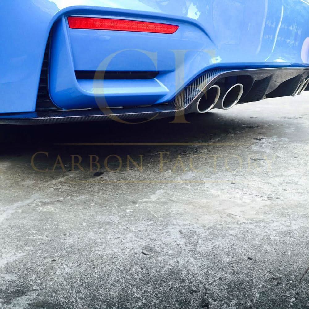 3D Style Carbon Fibre Rear Diffuser for BMW F80 M3 F82 F83 M4 14-20 - Carbon Factory