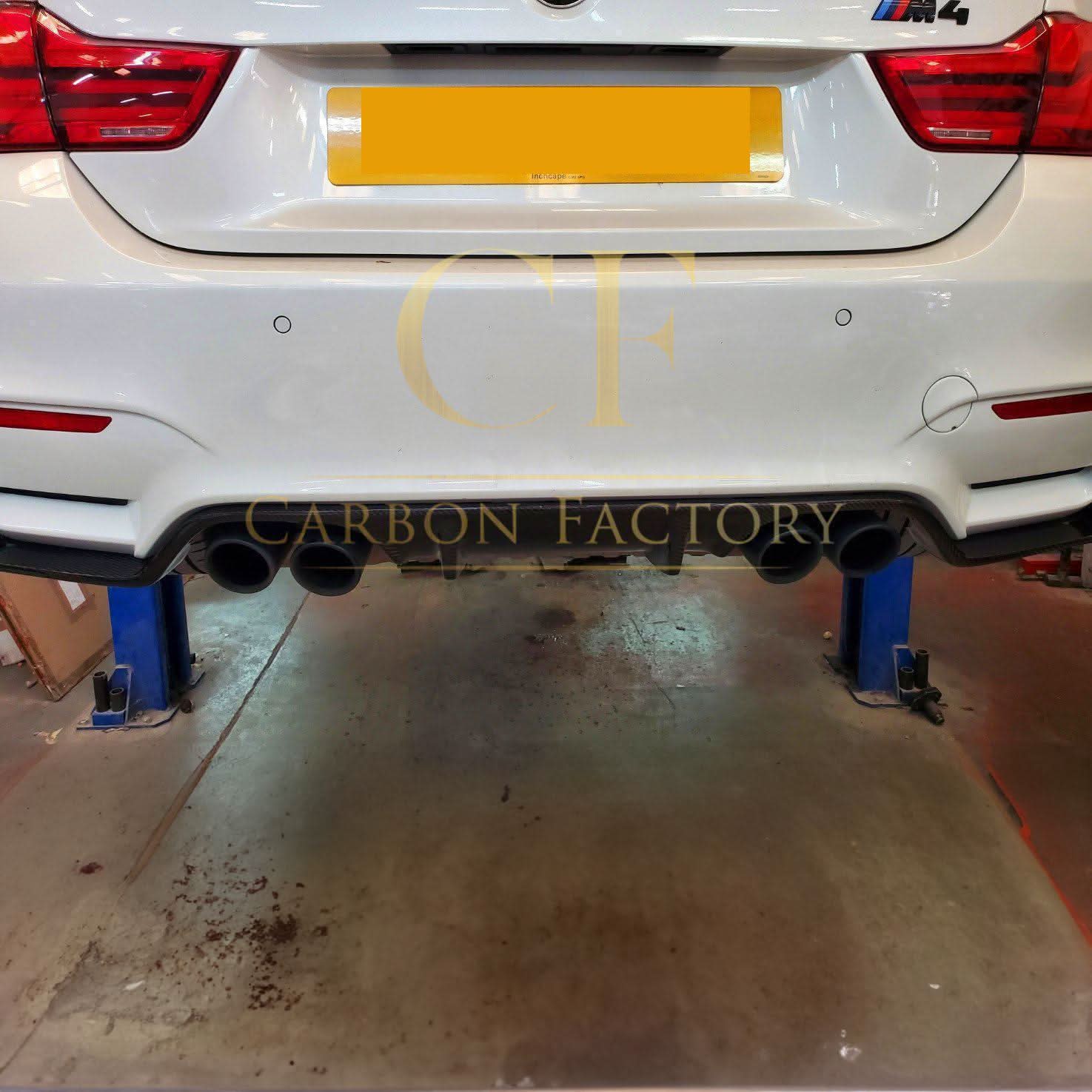 3D Style Carbon Fibre Rear Diffuser for BMW F80 M3 F82 F83 M4 14-20 - Carbon Factory
