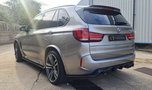 3D Style Carbon Fibre Rear Diffuser for BMW F85 X5M F86 X6M 16-Present - Carbon Factory