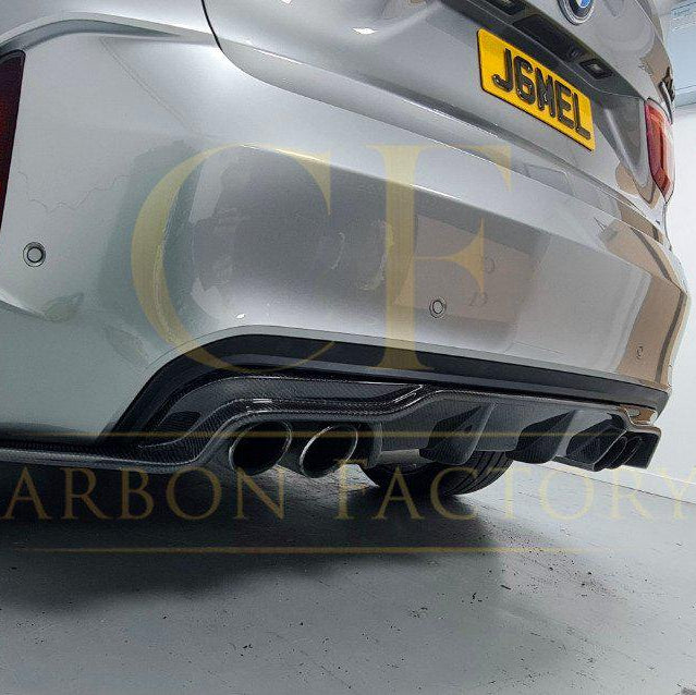 3D Style Carbon Fibre Rear Diffuser for BMW F85 X5M F86 X6M 16-Present - Carbon Factory