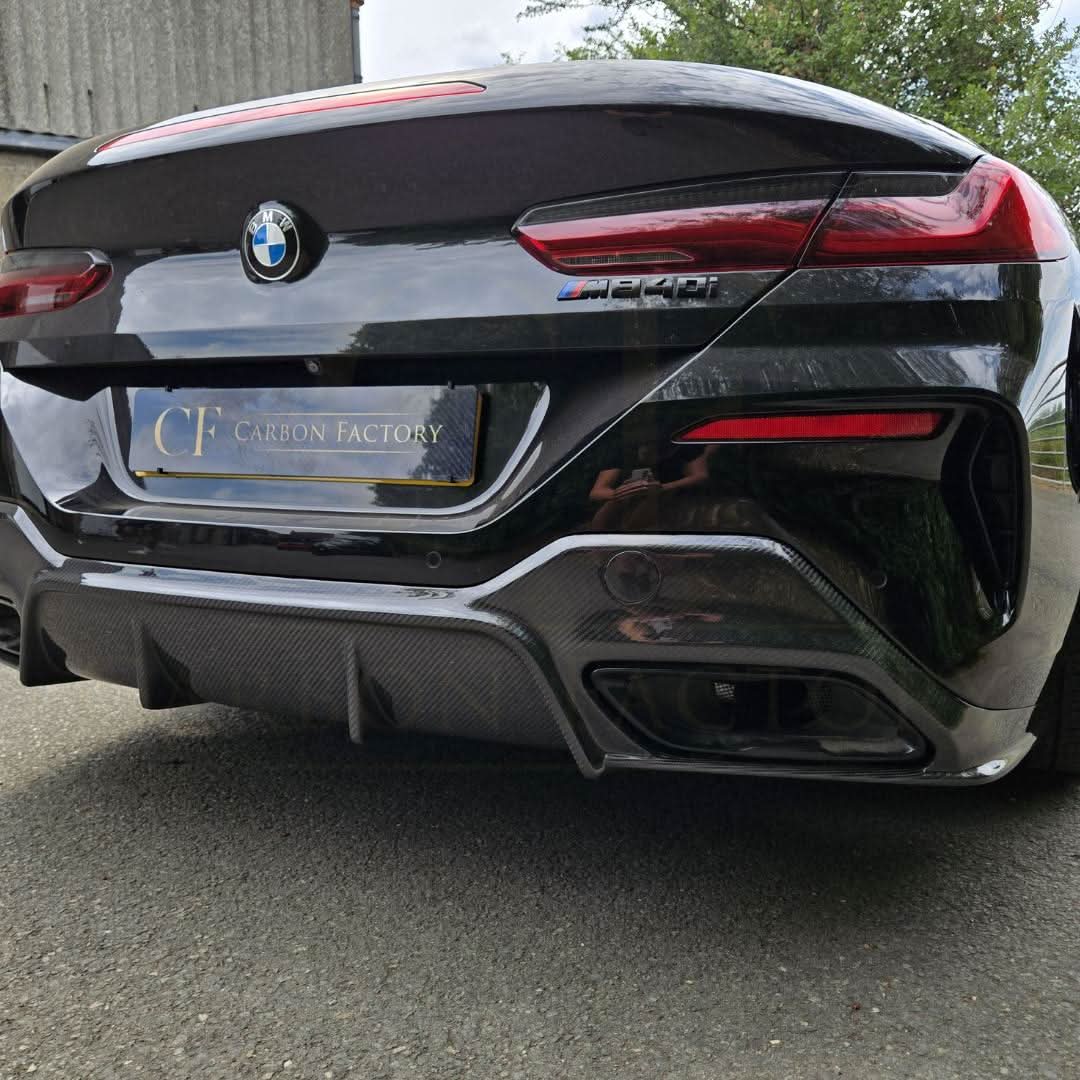 3D Style Carbon Fibre Rear Diffuser for BMW G14 G15 8 Series 18-Present - Carbon Factory