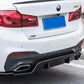 3D Style Carbon Fibre Rear Diffuser for BMW G30 G31 5 Series M Sport 17-23 - Carbon Factory