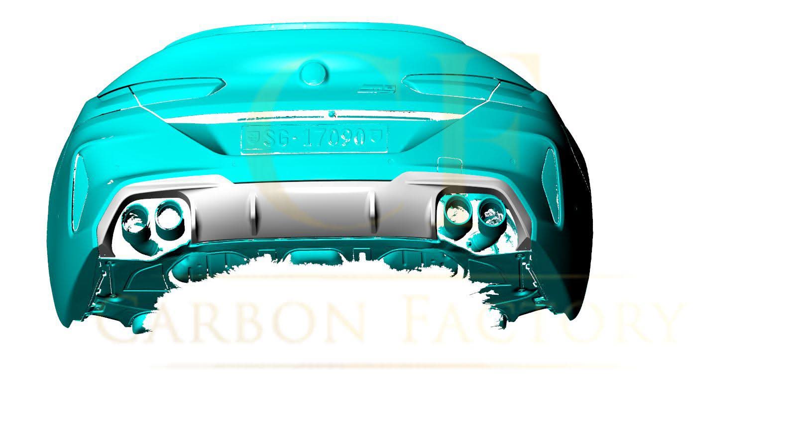 AC Style Carbon Fibre Rear Diffuser for BMW F91 F92 F93 M8 18-Present - Carbon Factory