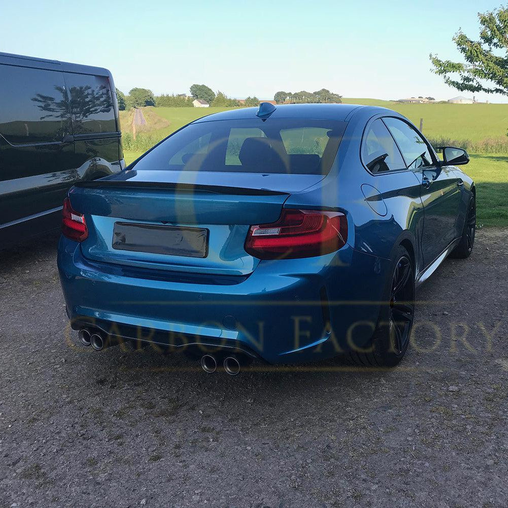 Big Fins Style Carbon Fibre Rear Diffuser for BMW F87 F87C M2 16-21 - Carbon Factory