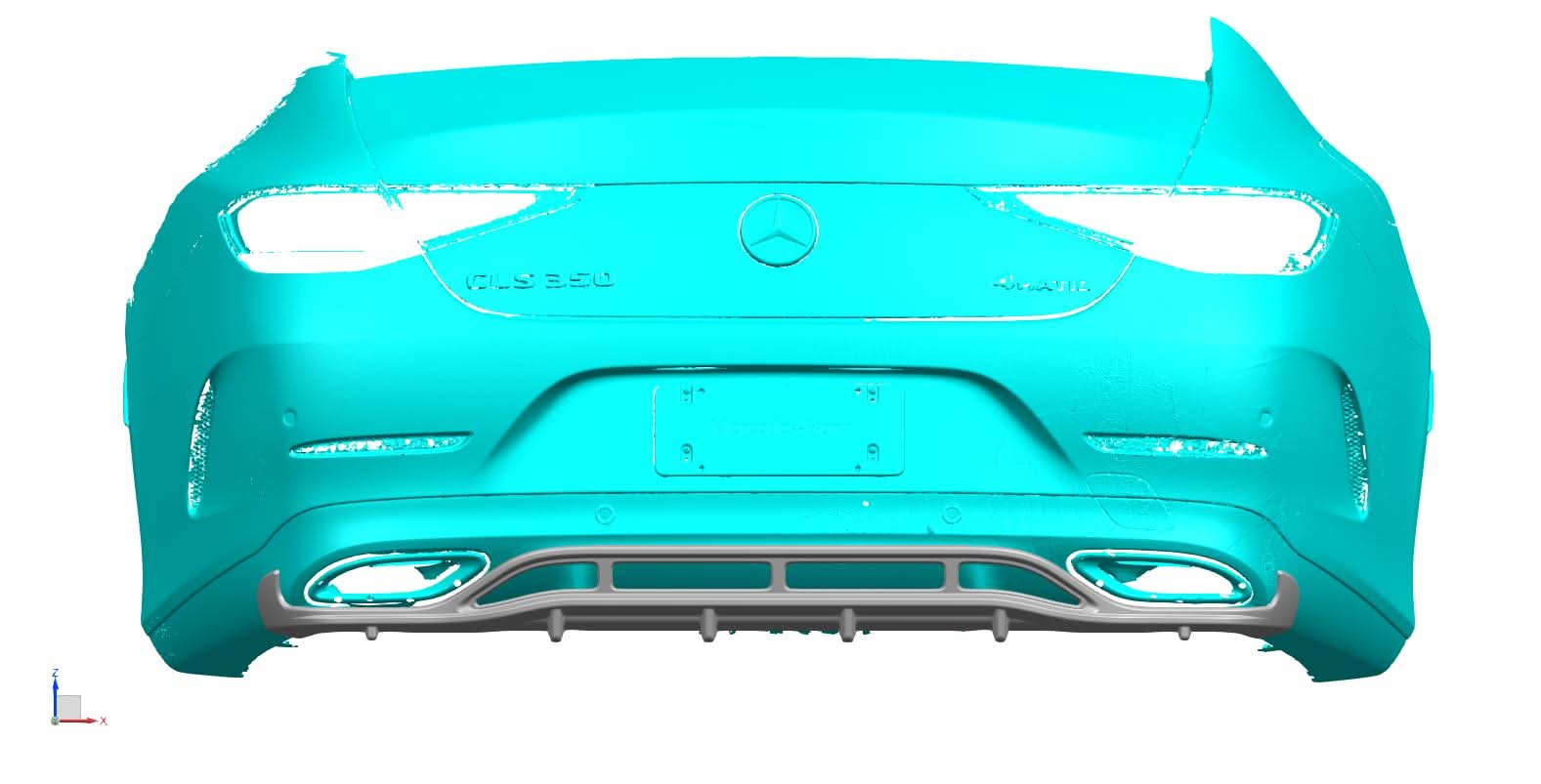 Brabus Style Carbon Fibre Rear Diffuser for Mercedes Benz C257 CLS 19-Present - Carbon Factory