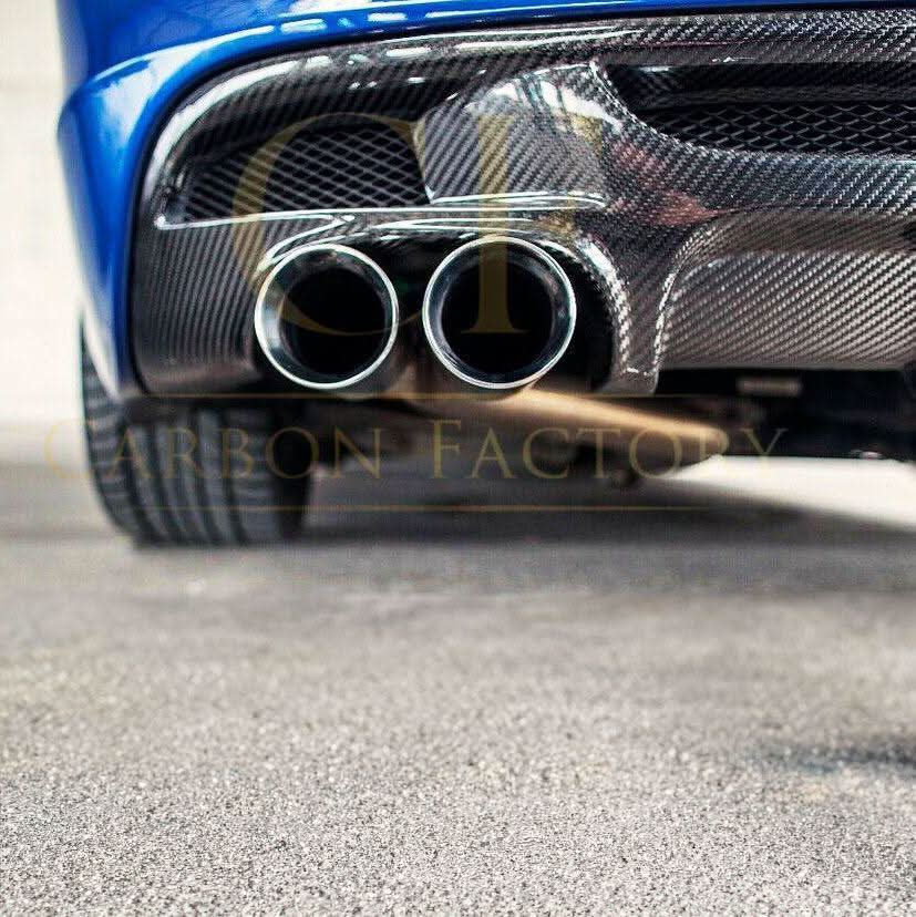 Carbon Fibre Quad Exhaust Rear Diffuser for BMW E82 E88 1 Series 04-13 - Carbon Factory