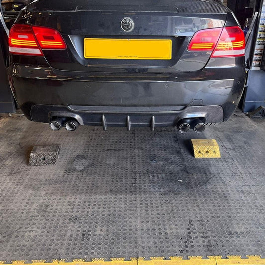 Carbon Fibre Rear Diffuser Quad Exhaust for BMW E92 E93 3 Series 07-13 - Carbon Factory
