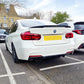 Carbon Fibre Rear Diffuser Twin Exhaust for BMW F30 F31 3 Series 12-19 - Carbon Factory