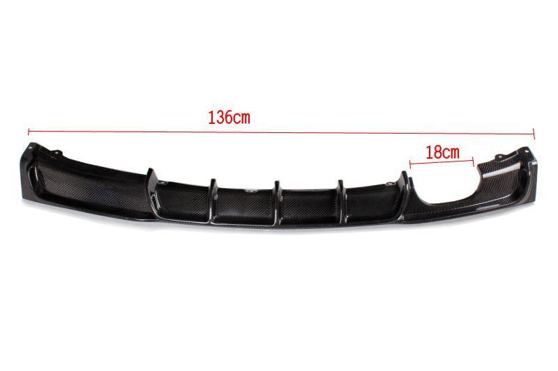 Carbon Fibre Rear Diffuser Twin Exhaust for BMW F30 F31 3 Series 12-19 - Carbon Factory