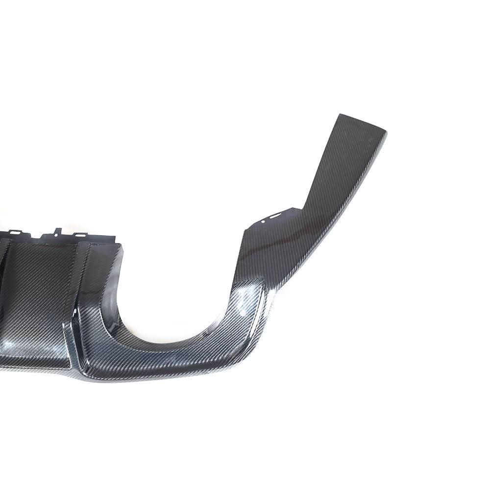Carbon Fibre Rear Diffuser with LED for Audi 8V RS3 Saloon 17-20 - Carbon Factory