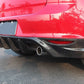 CF Style Carbon Fibre Rear Diffuser for VW Golf MK7 GTI GTD 14-17 - Carbon Factory
