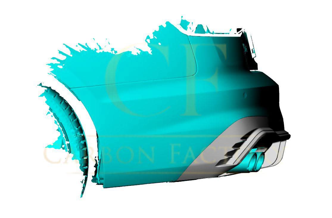 CF Style Pre-Preg Carbon Fibre Rear Diffuser for Audi A4 B9 S Line & S4 19-22 - Carbon Factory