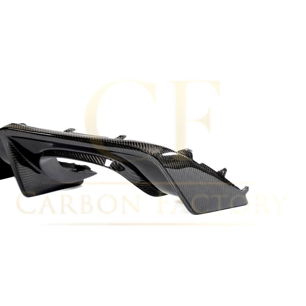 LED Carbon Fibre Rear Diffuser for Audi A3 S Line Hatchback S3 17-19 - Carbon Factory