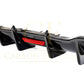 LED Carbon Fibre Rear Diffuser for Audi A3 S Line Hatchback S3 17-19 - Carbon Factory