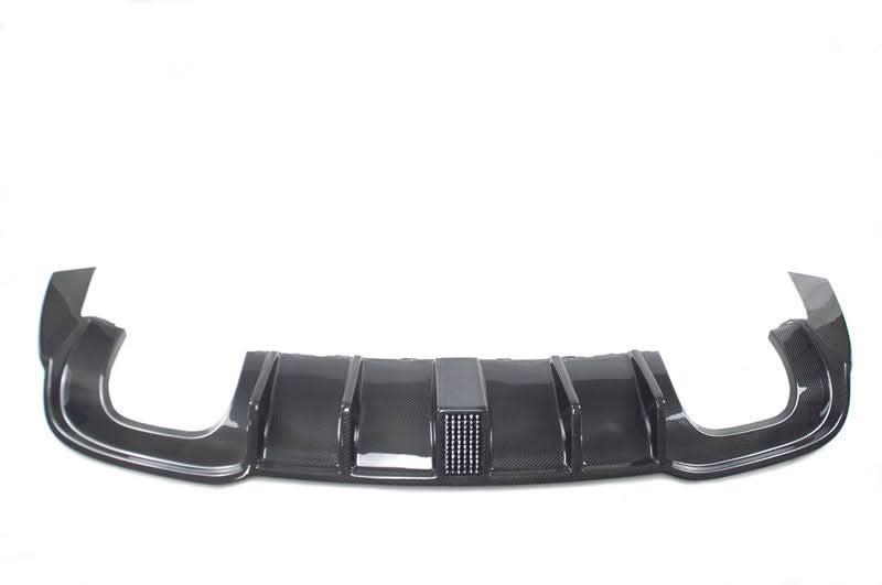 LED Carbon Fibre Rear Diffuser for Audi A3 S Line Saloon S3 17-19 - Carbon Factory