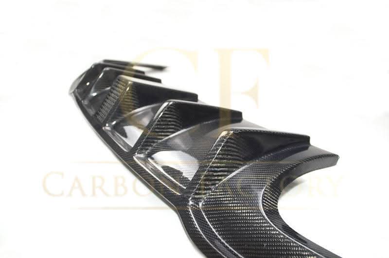 LED Carbon Fibre Rear Diffuser for Audi A3 S Line Saloon S3 17-19 - Carbon Factory