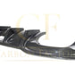 LED Carbon Fibre Rear Diffuser for Audi A3 S Line Saloon S3 17-19 - Carbon Factory