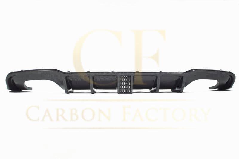 LED Carbon Fibre Rear Diffuser for Audi A3 S Line Saloon S3 17-19 - Carbon Factory