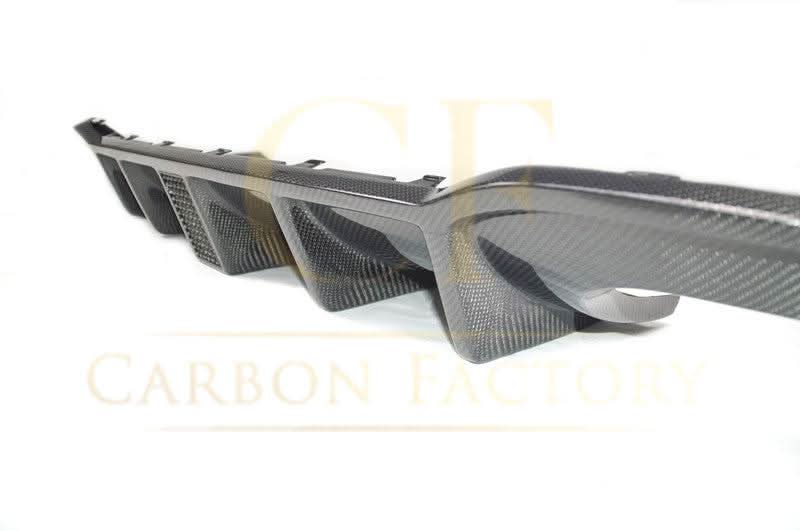LED Carbon Fibre Rear Diffuser for Audi A3 S Line Saloon S3 17-19 - Carbon Factory